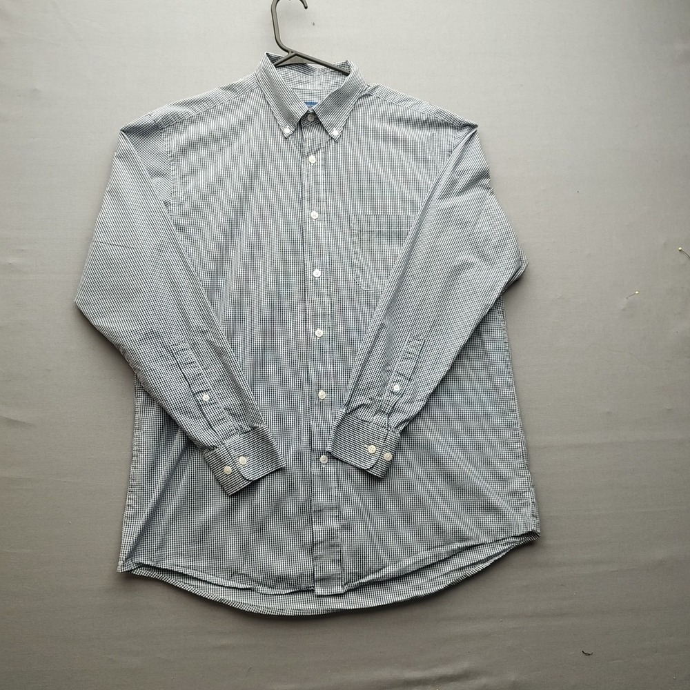 Pendleton Men's Blue Stripe Button Up Shirt Long Sleeve Large